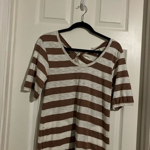 Pact Women’s Small Stripe Cotton Avery Dress - Picture 3 of 8